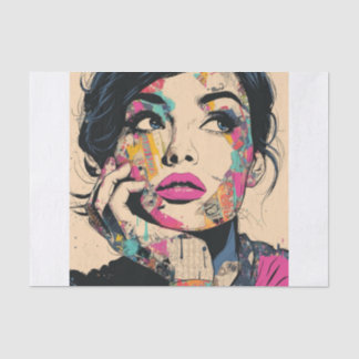 PoP Art Koningin1.5 Tissuepapier