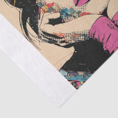 PoP Art Koningin2 Tissuepapier (Detail)