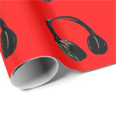 Pop Art Koptelefoon Cadeaupapier (Rol Hoek)