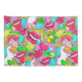 Pop Art Kussensloop (Achterkant-Rechts)