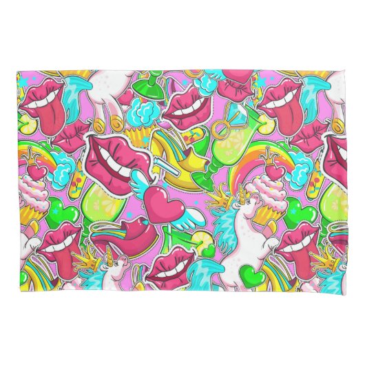 Pop Art Kussensloop (Voorkant-Links)