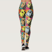 Pop Art Labrador Retriever Leggings (Achterkant)