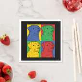 Pop Art Labrador Retriever Servet (Insitu)