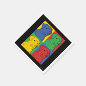 Pop Art Labrador Retriever Servet (Hoek)