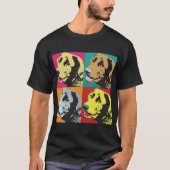 Pop Art Labrador Retriever T-shirt (Voorkant)