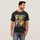 Pop Art Labrador Retriever T-shirt (Voorkant volledig)
