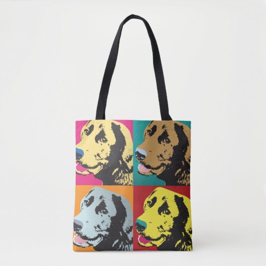 Pop Art Labrador Retriever Tote Bag (Voorkant)