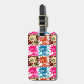 Pop Art Lady Liberty Bagagelabel (Voorkant verticaal)