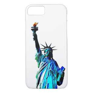 Pop Art Lady Liberty iPhone 7 Hoesje