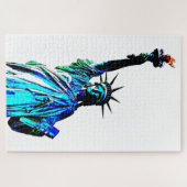 Pop Art Lady Liberty Legpuzzel (Horizontaal)