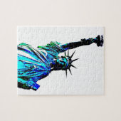 Pop Art Lady Liberty Legpuzzel (Horizontaal)