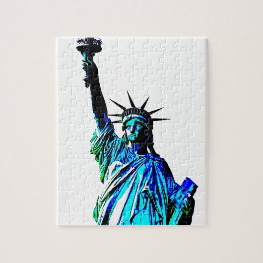 Pop Art Lady Liberty Legpuzzel (Verticaal)