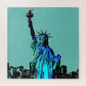 Pop Art Lady Liberty Legpuzzel (Verticaal)