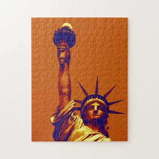Pop Art Lady Liberty Legpuzzel (Verticaal)