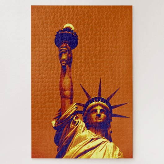 Pop Art Lady Liberty Legpuzzel (Verticaal)