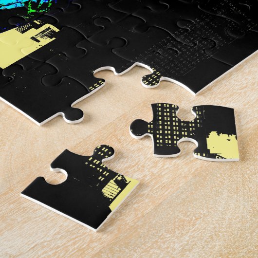 Pop Art Lady Liberty Legpuzzel (Zijkant)