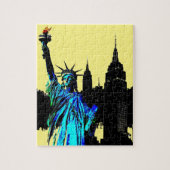 Pop Art Lady Liberty Legpuzzel (Verticaal)