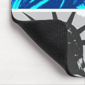 Pop Art Lady Liberty New York City Muismat (Hoek)