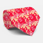 Pop Art Lady Liberty New York City Stropdas (Opgerold)