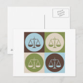 Pop Art Law Briefkaart (Voorkant / Achterkant)