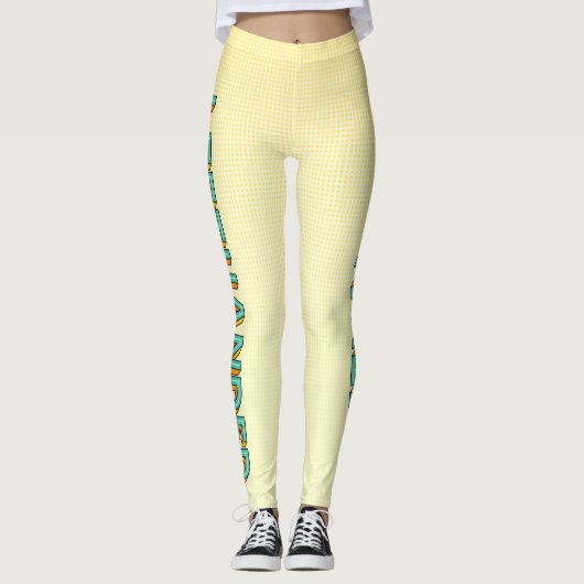 Pop Art Lefthanded Leggings (Voorkant)