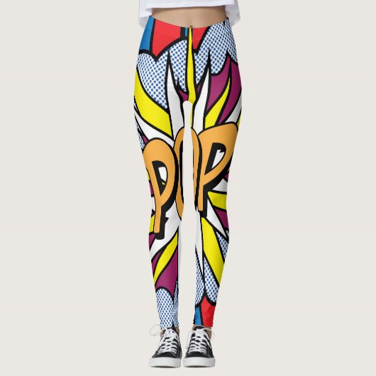 Pop Art Leggings (Voorkant)