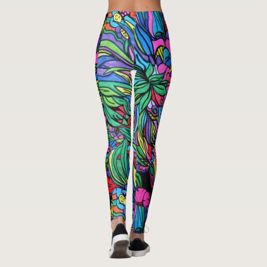 Pop Art Leggings (Achterkant)