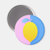 Pop Art lemon Magneet (Voorkant / Achterkant)