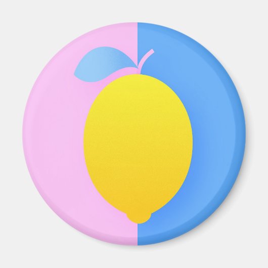 Pop Art lemon Magneet (Voorkant)