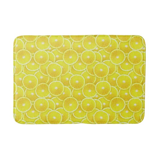 Pop Art Lemon Slices Badmat (Voorkant)