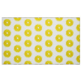 Pop Art Lemon Slices - witte achtergrond Stof (Fat Quarter)