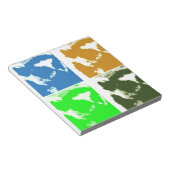 Pop Art Lemurs Notitieblok (Schuin)
