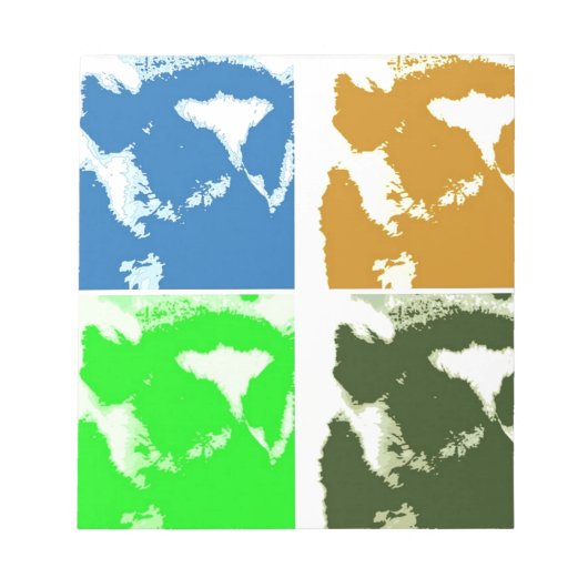 Pop Art Lemurs Notitieblok (Voorkant)