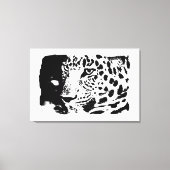 Pop Art Leopard Wrapped Canvas (Voorkant)