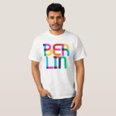 Pop Art Letters Berlijn Duitsland T-shirt (Voorkant volledig)