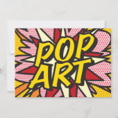 POP ART Leuk Retro Stripboek Kaart (Voorkant)