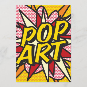 POP ART Leuk Retro Stripboek Kaart