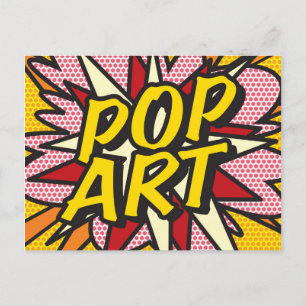 POP ART Leuk Retro Stripboek Pop Art Briefkaart