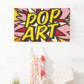 POP ART Leuk Retro Stripboek Pop Art Spandoek (Insitu)
