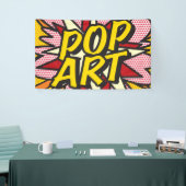 POP ART Leuk Retro Stripboek Pop Art Spandoek (Beurs)
