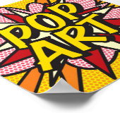 POP ART Leuk Retro Stripboek Poster (Hoek)