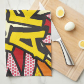 POP ART Leuke Retro Stripboek Theedoek (Quarter Fold)