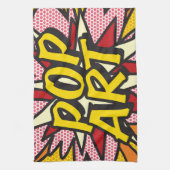 POP ART Leuke Retro Stripboek Theedoek (Verticaal)