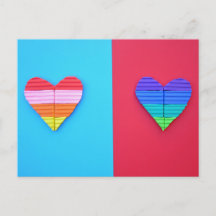 Pop Art Liefde Tweeling Regenboog Harten