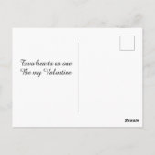 Pop Art Liefde Twin Valentijn Regenboog Harten Briefkaart (Achterkant)