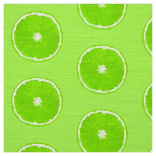 Pop Art Limoen — lichte kalkgroen Stof (Swatch)