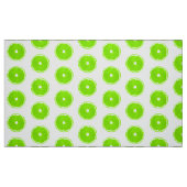 Pop Art Limoen — witte achtergrond Stof (Fat Quarter)