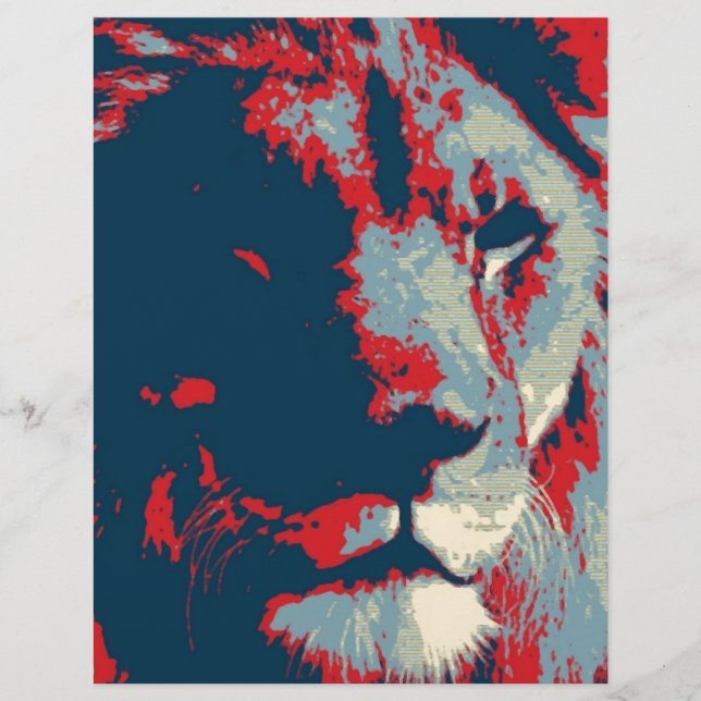 Pop Art Lion (Voorkant)