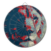 Pop Art Lion Dartbord (Voorkant)