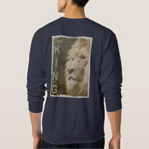 Pop Art Lion Hoofd van de Mannen van het King Back Trui